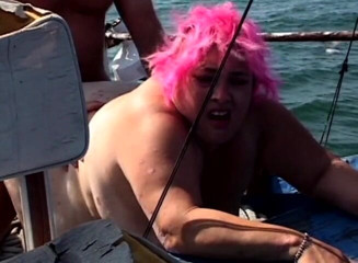 Big Beautiful Babes: Fat beach patrol vol4 - Heavy slut with pink hair bouncing...
