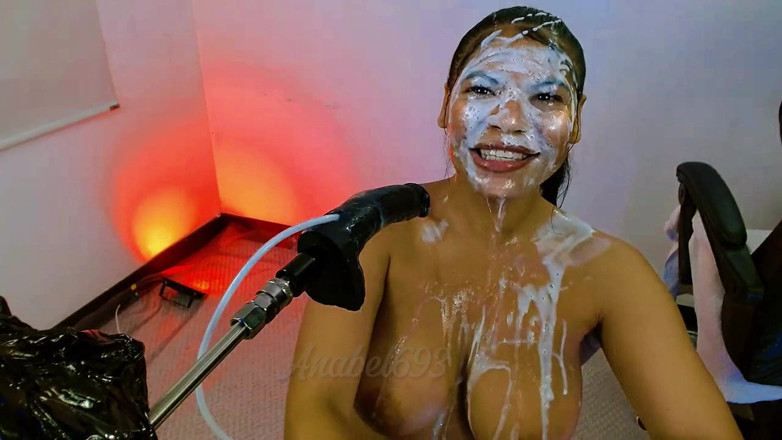 anabel693: Zusammenstellung von Cumshots auf süße brünette