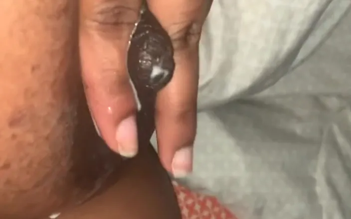 Super sexy ebony cuties: Laying Down Squeezing My Nipples Lactating
