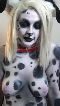Dalmatian बॉडीपेंट वर्चस्व अनुभव