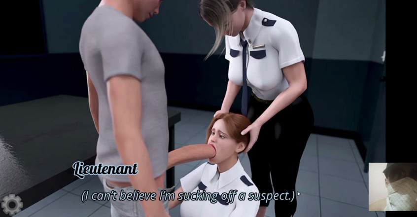 Dark Sam: O polițistă sexy mă arestează din greșeală și apoi îmi suge pula...