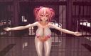 Mmd anime girls: Mmd R-18 fete anime clip sexy cu dans 54