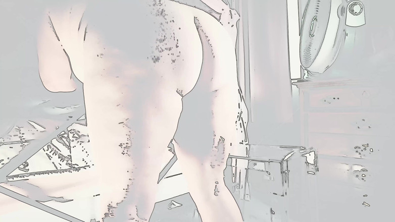 SexyNEBBW: Stuhl bBW arsch schütteln, anime-version
