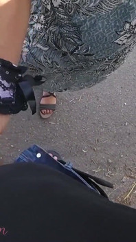 Dick Flash - a Girl Caught Me Jerking off in the Street and Help Me Cum - Misscreamy