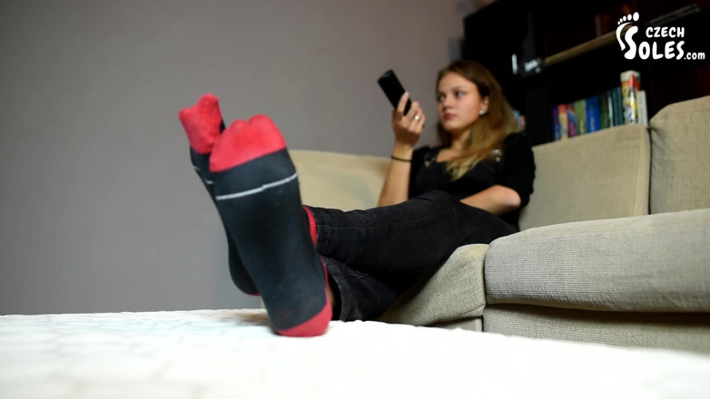 Czech Soles - foot fetish content: Worshiping ignorant mean wife's feet