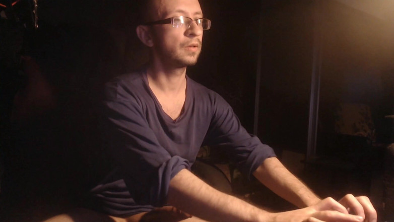 Alex Metallov: A Guy Plays with His Dick During a Webcam Show