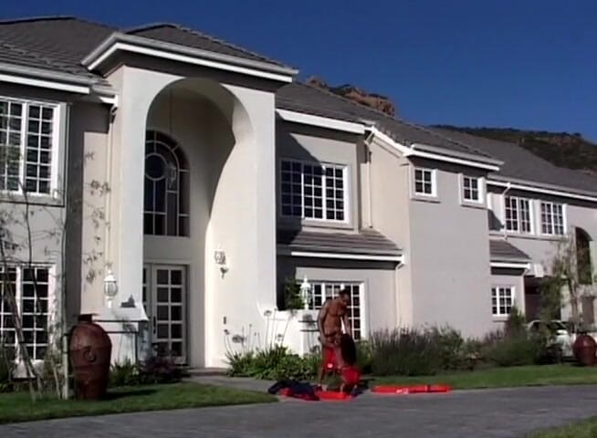 Black Jass: Sexy lifeguard gets fucked outdoors