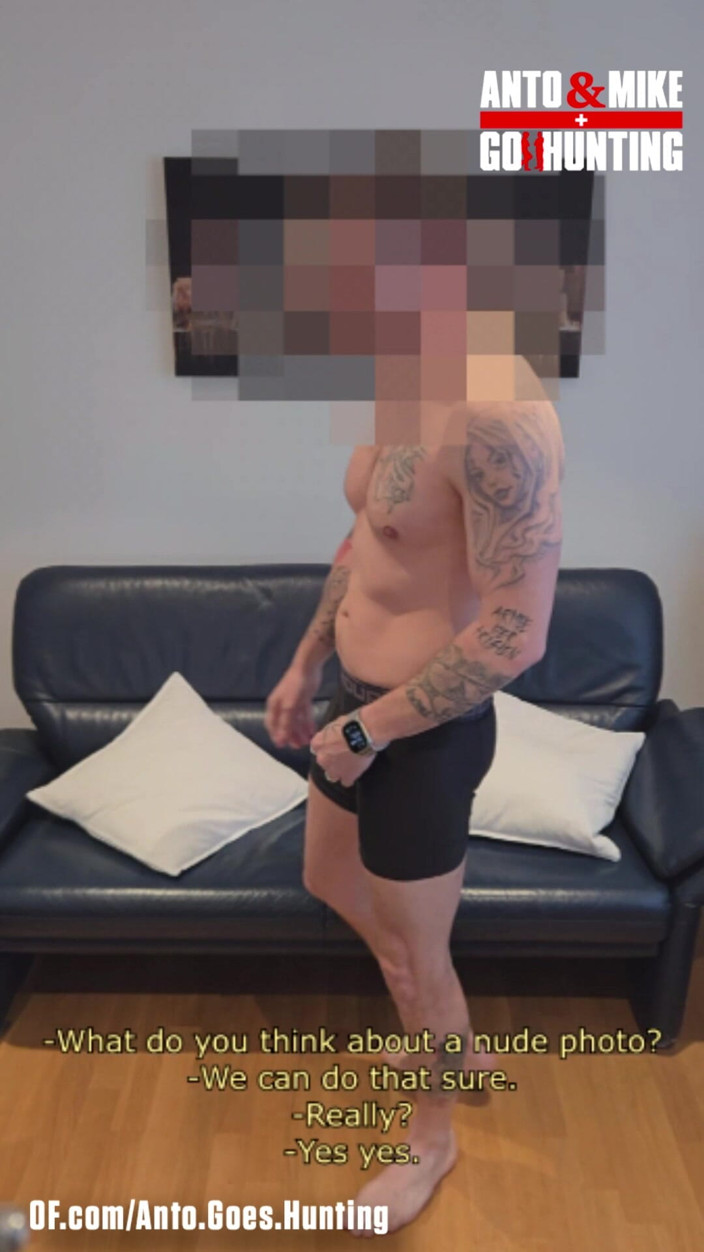 AntoGoesHunting: Un Papa Sportif Bisexuel Se Fait Sucer Sa Grosse Bite...