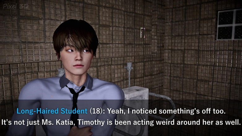 Pixel 3D: Kilitli durak - Bayan Katia'nın en sevdiği öğrenci