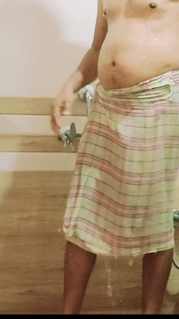 Bathroom Pee and Shower Masturbate
