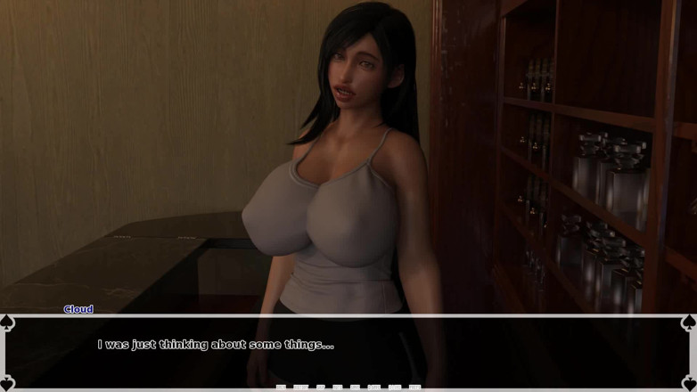 Dirty GamesXxX: Surga gelap Tifa:selingkuhan lagi ciuman sama pacarnya sementara pria dominan...