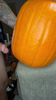 Pumpkin Makes Me Cum Twice!!!