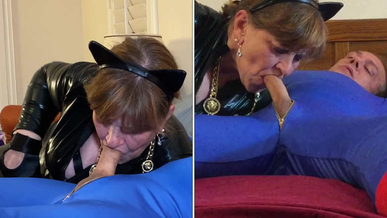 Carmen Angel: Nine Kedi Kadın Süpermen'in Yarağını Emiyor!