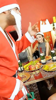 Group of excellent snow girls including Empera were drilled by Santa's dick