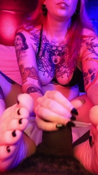 ฟุตจ็อบกับดูดควยกับ Jersey Feetz