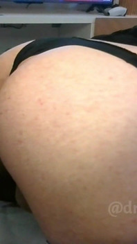 Doing Backshots on a Dildo
