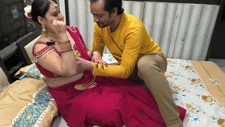 Desi chudai hub: Веселощі трахатися, перш ніж побачити місяць на Karva Chauth