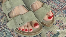 Sommer-Sandalenshow, Sandalen mit zwei trägern, lady victoria Valente