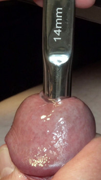 Sonando gran cabeza sin cortar con 14 mm suave y profundo