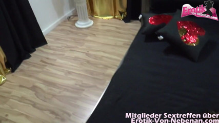 Erotik Von Nebenan: German amateur casting with a curvy brunette milf in sexy...