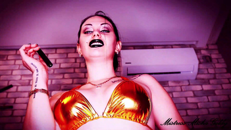 Goddess Misha Goldy: Săruturi pentru sclavul loial al buzelor mele