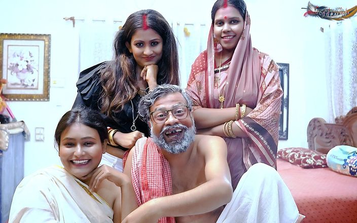 Desi Bold Movies: Padrastro regaña a sus hijastras para una pelea - parte 2