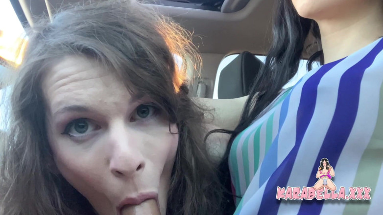 Karabella: Giro in auto creampie