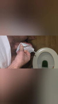 To Cum in the Toilet