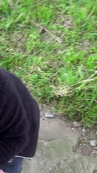 Outdoor-sex with German Chubby-slut - Lessly Needs Cum