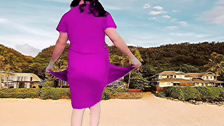 Kitty_Cross: Model waria seksi dengan pantat bahenol lagi asik ngentot sama...