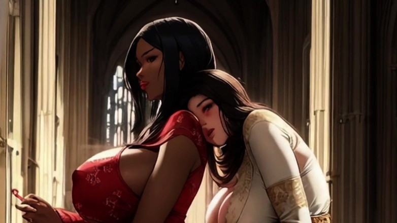 Spicy Toons: Alguna vez consigue tu polla chupada en la iglesia