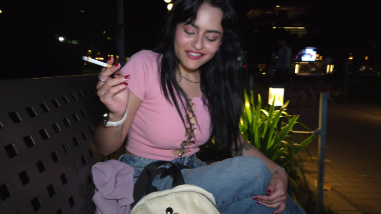cxlila: Recogida Pública Amateur: Fan Latina Con Mochila Pornhub Hace Una...