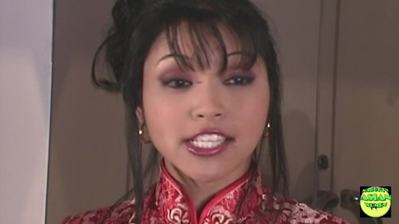 Naughty Asian Women: Skinny Asian Brunette Orgasms While Riding Long Shaft in Reverse...