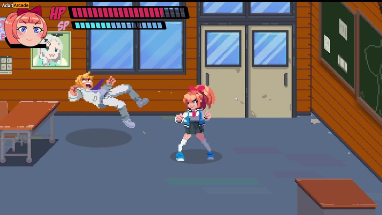 LewdArcade: कमसिन लड़की धमकाने वाले लड़कों की गांड लात मारती है - अश्लील शहर की लड़कियां हेनतई साइड स्क्रॉलर पूर्ण अश्लील खेल खेल