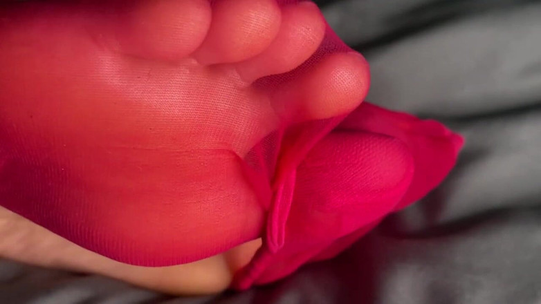 Pink Foxx: Pink foxx rimuove le calze rosa