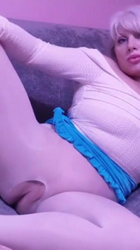 Whats Under Blue Skirt?