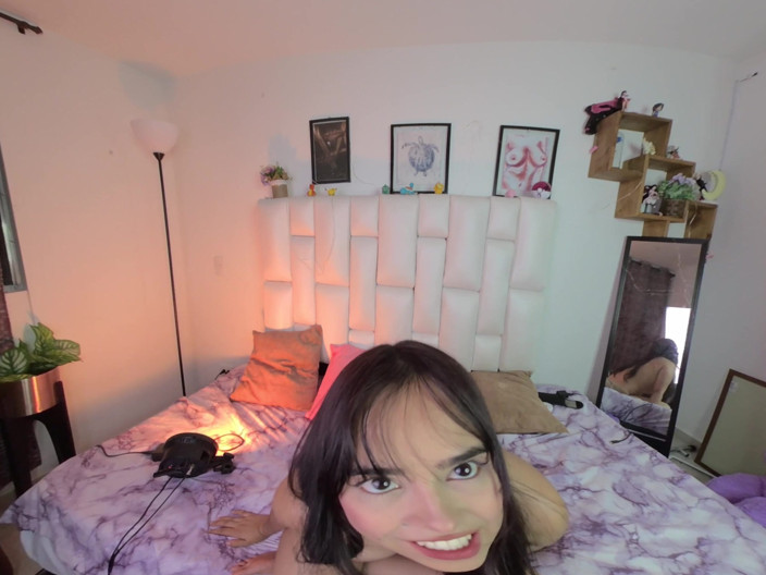 CuttiejennieVR: Adorare de picioare în pielea goală cu vedere la persoana 1