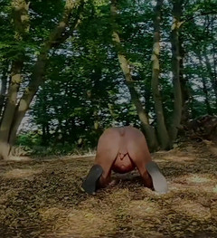 MaleModel: Röv upp i Public Woodland