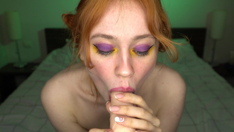 Sheryl X Sinclair: POV: Redhead Sheryl Does Blow Job to Your Hard Cock...