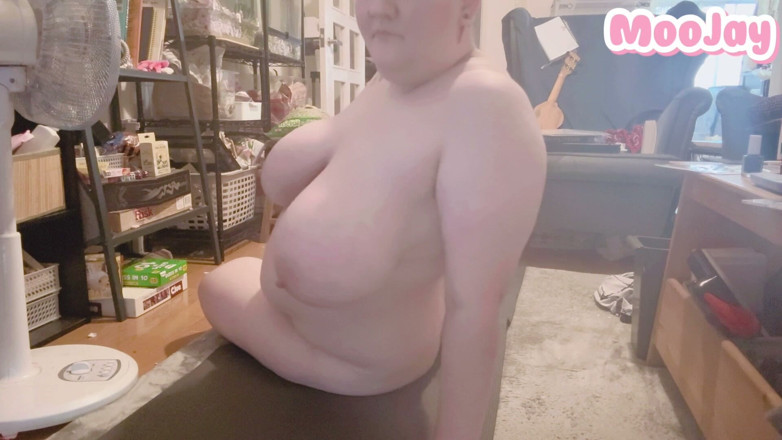 Moo Jay: Bbw - Yoga cu țâțe mari grase și lăsate