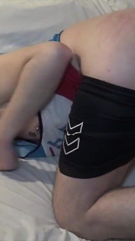 Fabien fucked in the morning by 2 boys
