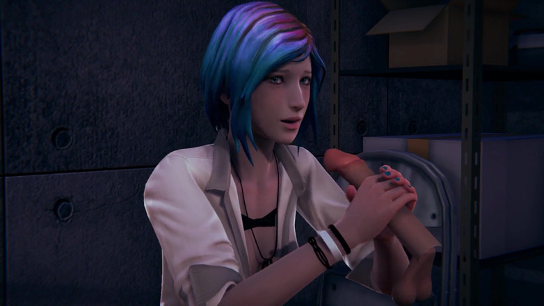 Waifu club 3D: Chloe masturba tu polla después del entrenamiento