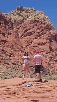 Behind the Scenes Photo Shoot - Ashley at Red Rock Canyon