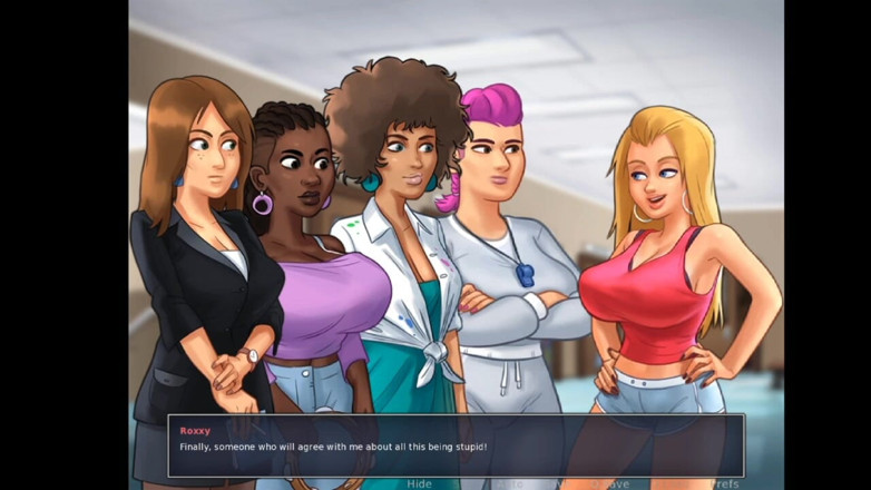 Lana Game plays: Summertime Saga Part 12 - Awek blonde Roxxy