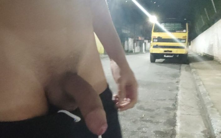 Lekexib: Cumming on the Street