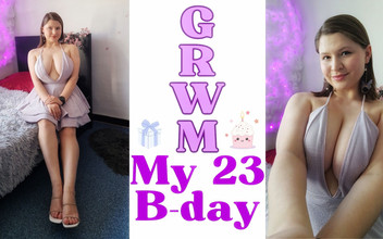 Tina Angel: 誕生日 私と一緒に準備をしてください!私はカメラで着替えて、私のいたずらな秘密を共有します