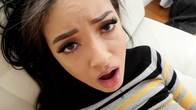 Spankmonster: All Natural Big Tits Scarlett Bloom Super Hot Ebony Can...