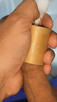 Super Hot Glue Secures the Dick to the Cock Ring.