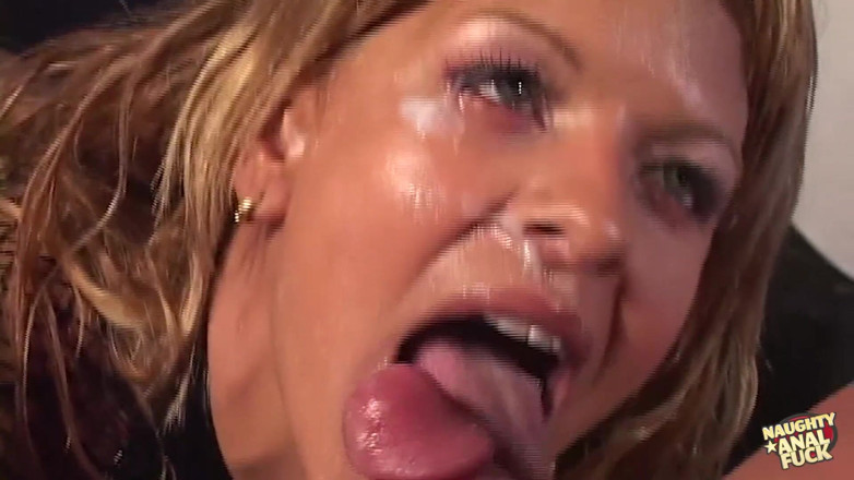 Naughty anal fuck: Catching the Lingerie Covered Blonde Smoking Cigs in the Bathroom...