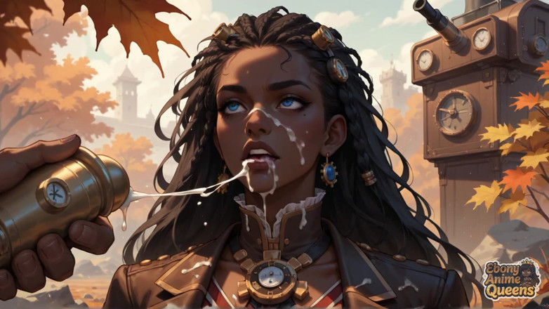 Ebony Anime Queens: Dewi-dewi yang panas dan gelap jahat dalam percintaan yang berkuasa...